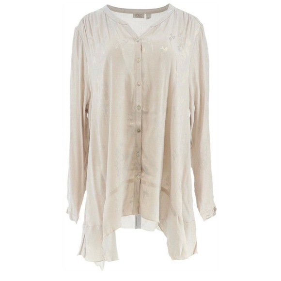 LOGO Floral Tunic Top